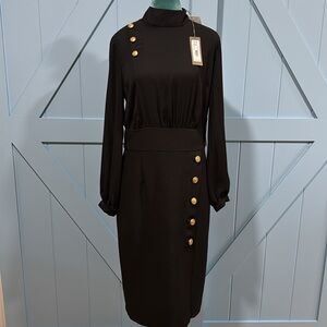 Eva Mendez Elegant black dress